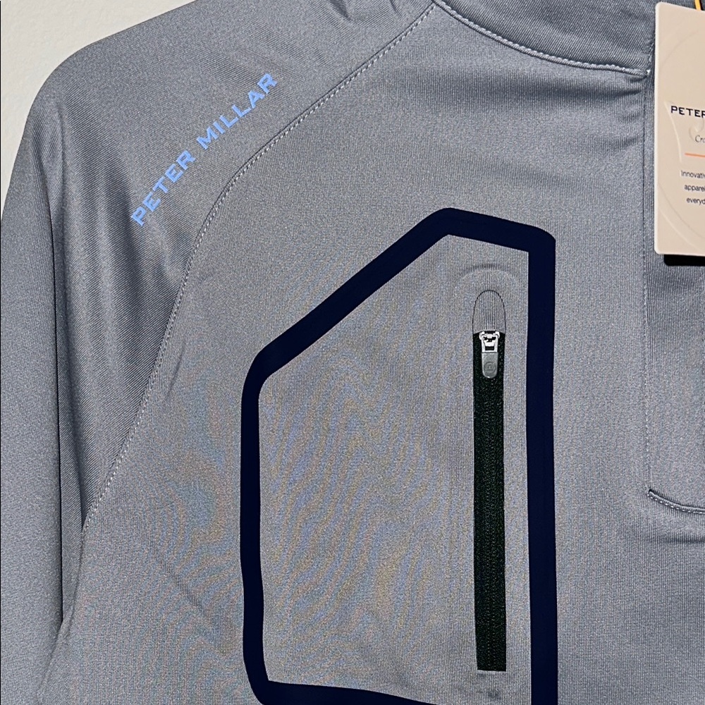 Peter Millar Men's Forge Quarter Zip Size S - Picture 5 of 7